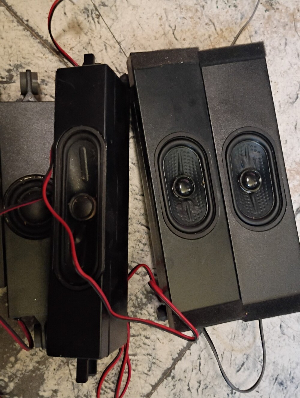 Black Replacement Electronics Speakers with Wiring